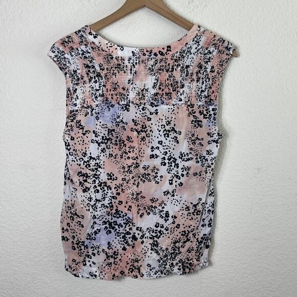 Cloth & Stone for Anthropologie Leopard Print Sleeveless Top – Petite Medium - Picture 7 of 11